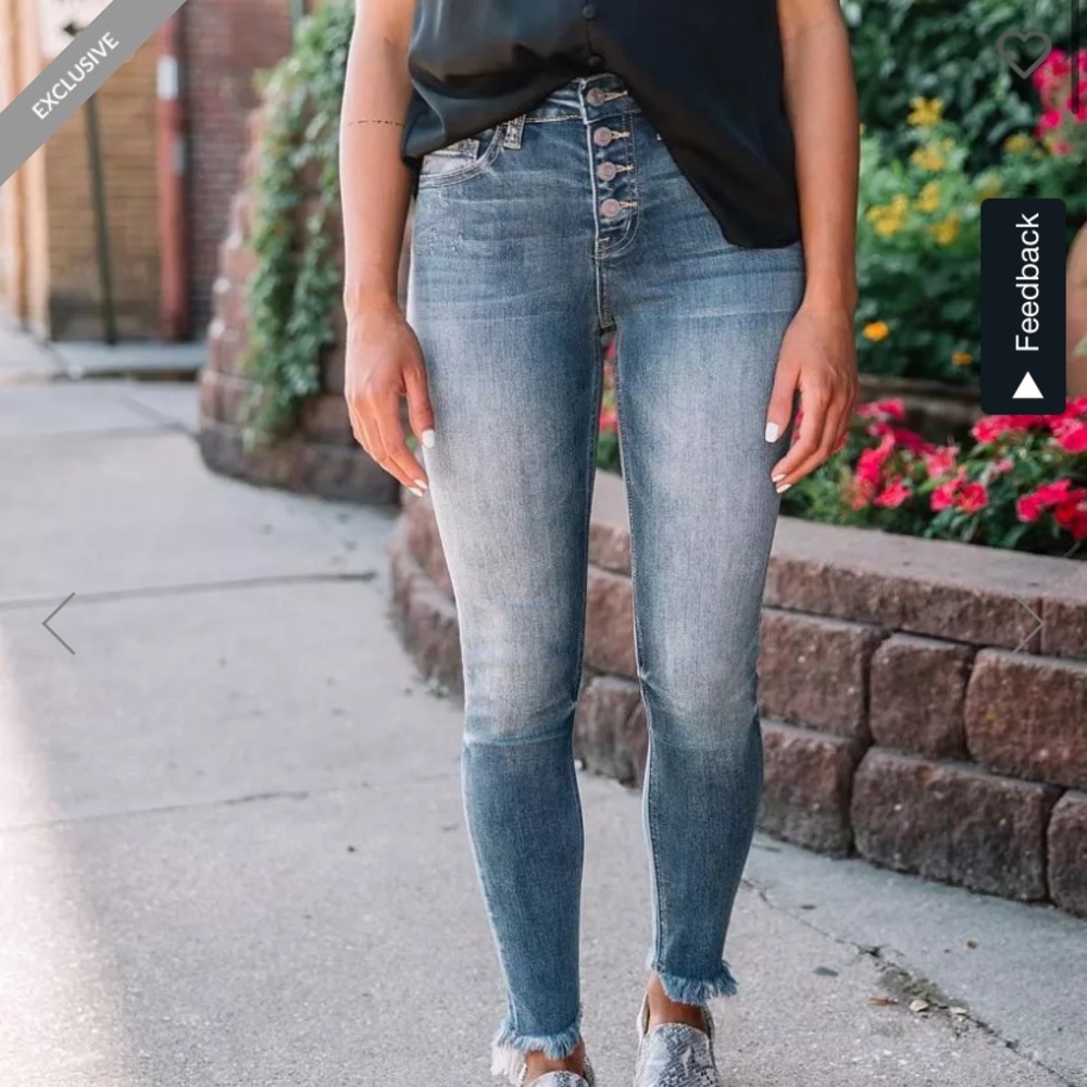 Bridge by Gly from The Buckle Mid Rise Ankle Skinny Sz 28